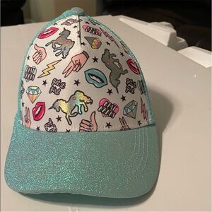 Claire’s Glittered Baseball Cap